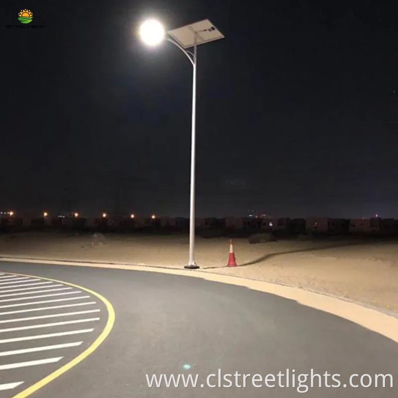 All in Two Design 100W. 120W Solar LED Street Lights (10~12M)
